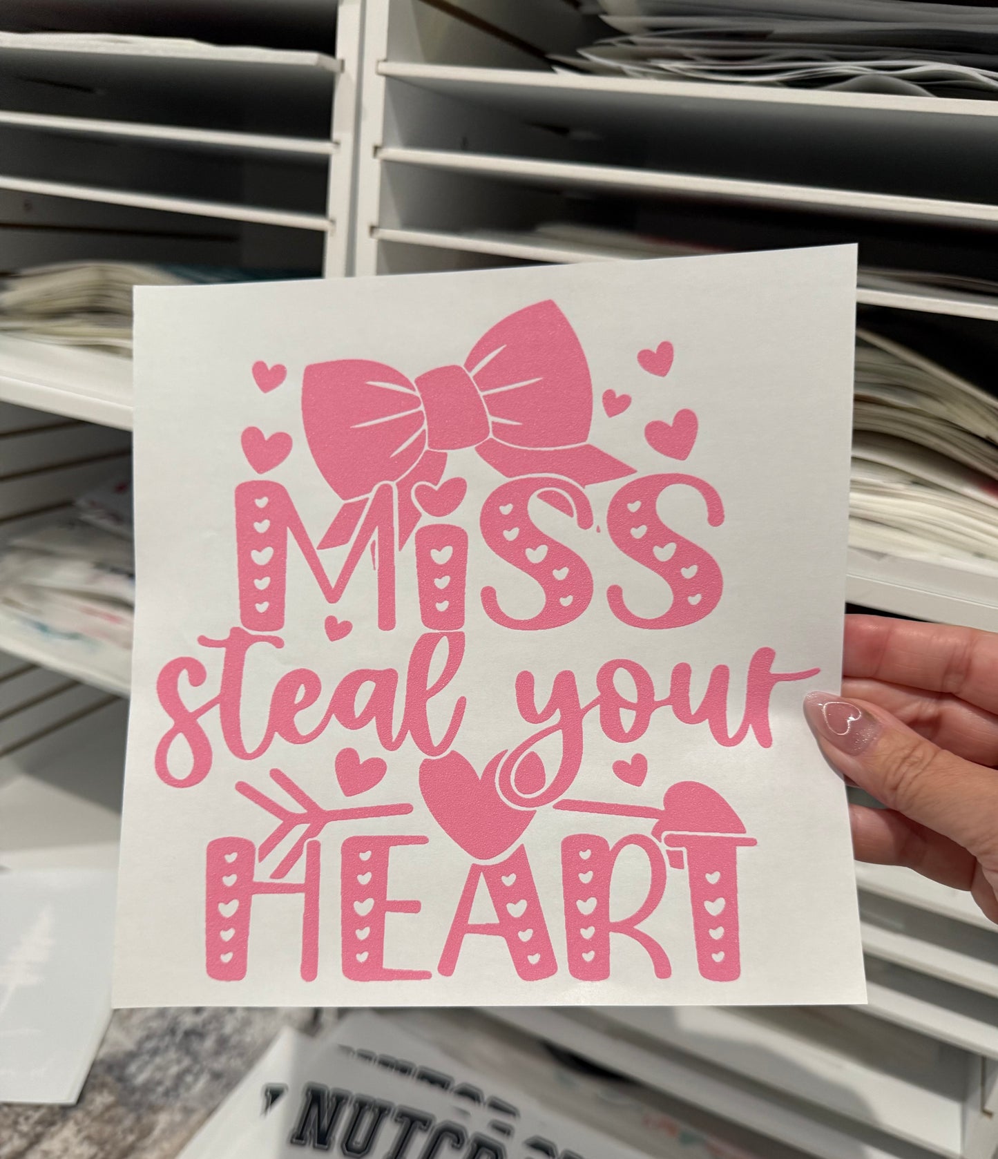 Youth Miss Steal Heart ( Hot Peel) DTF