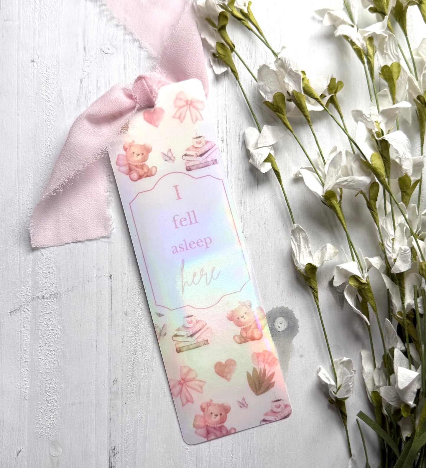 AnnaSophia Teddy Bear 🧸 Holographic Bookmark #3