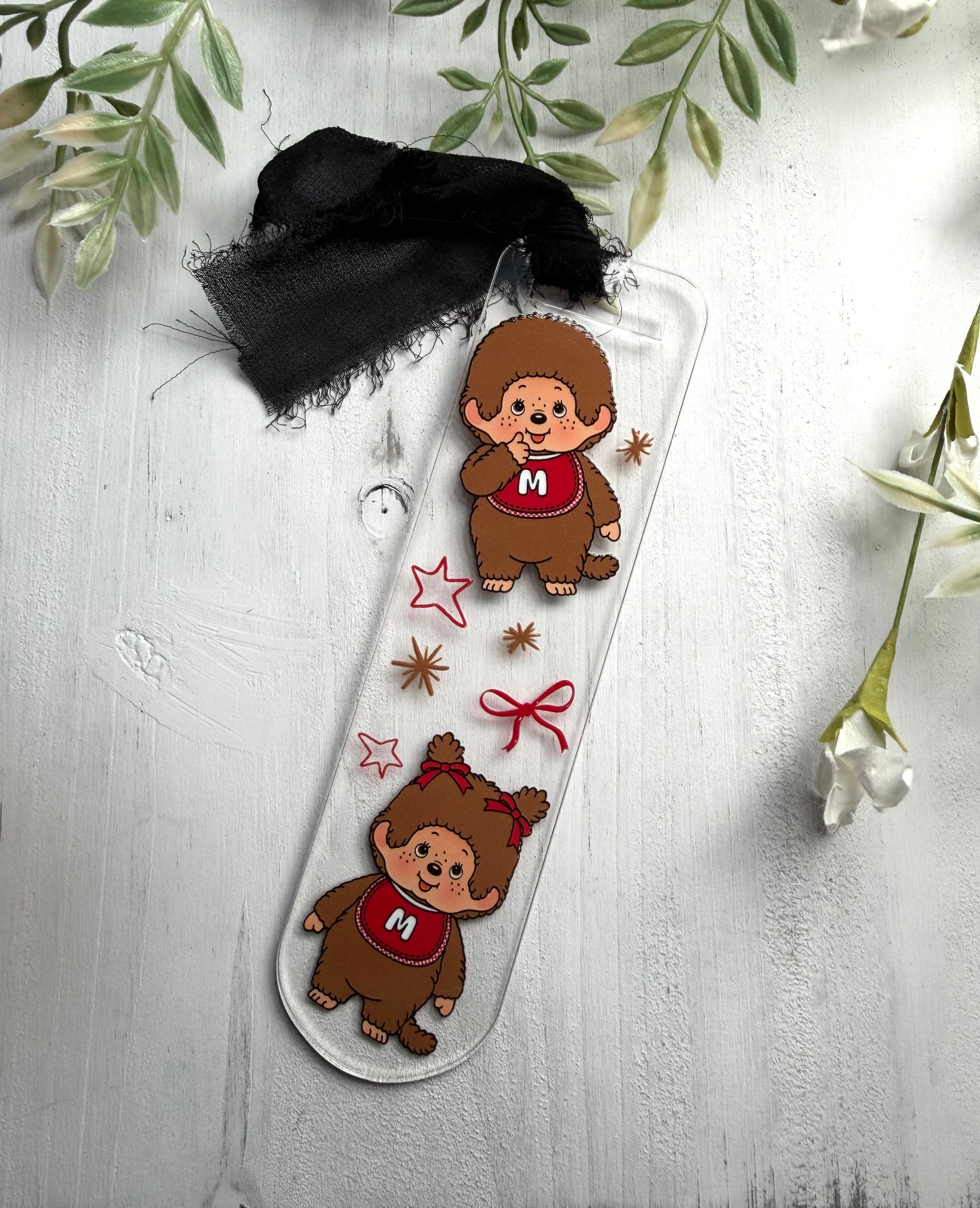 Mom-Chi (Black Ribbon) double Sided Bookmark