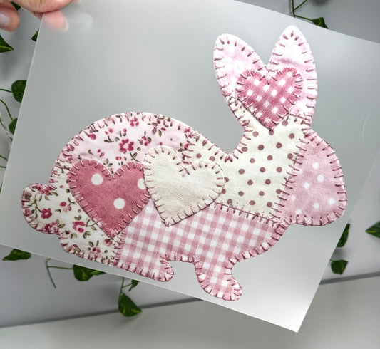 Pink Fabric Bunny