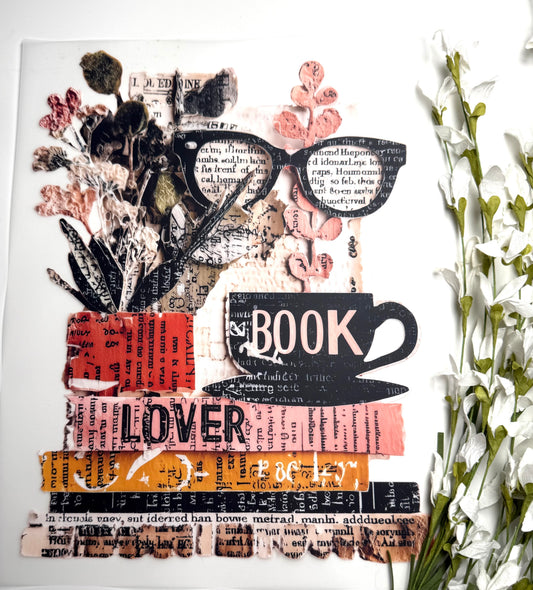 Paper Craft Book Lover DTF