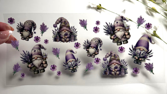 Lavender Gnome UVDTF