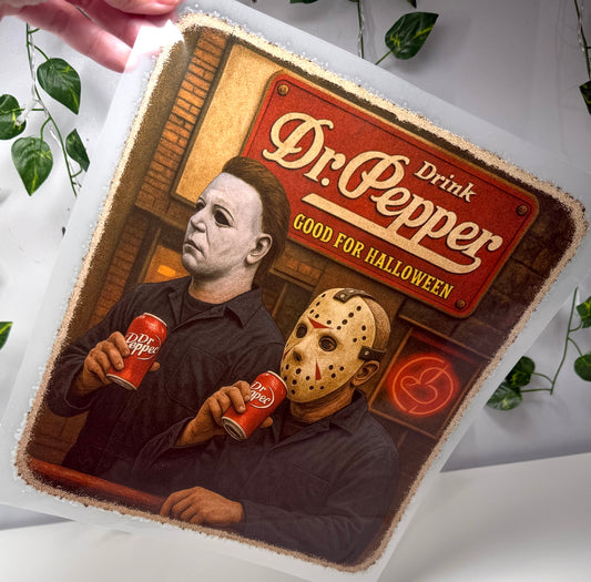 Horror Dr. Pepper DTF