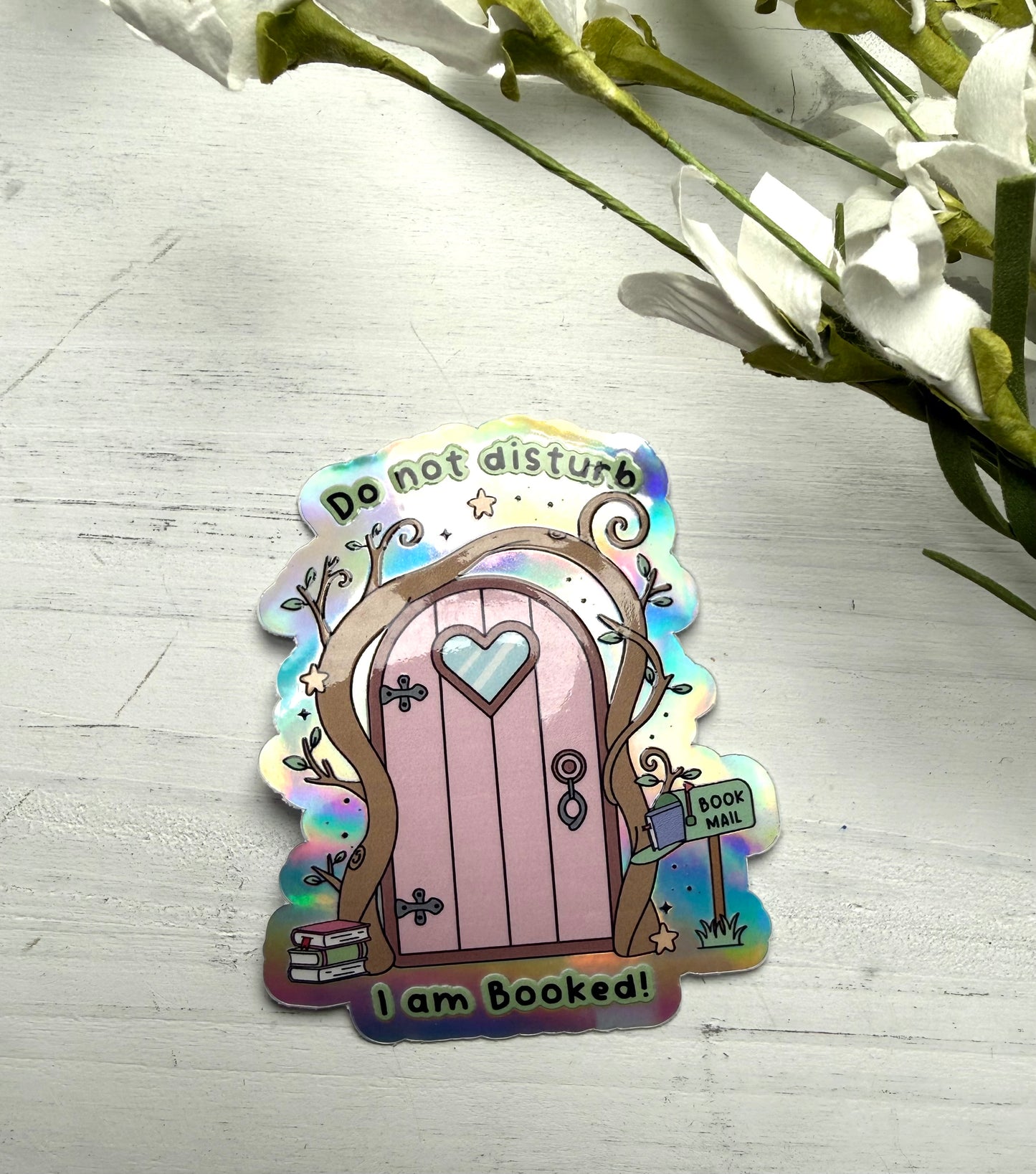 Do not Disturb Waterproof Sticker - Holographic