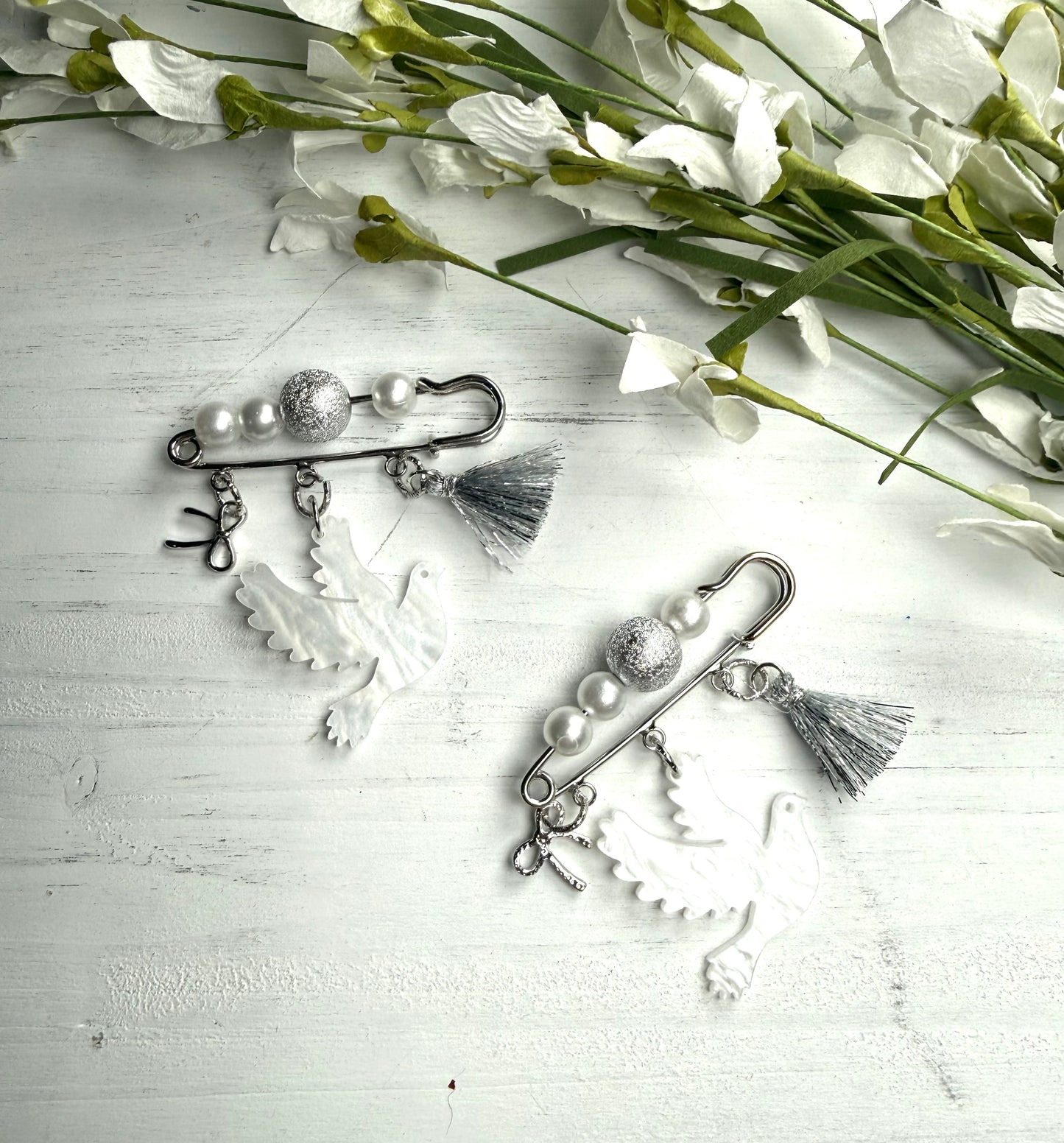 Jecii Heavens Calling Safety Pins -Planner Charms