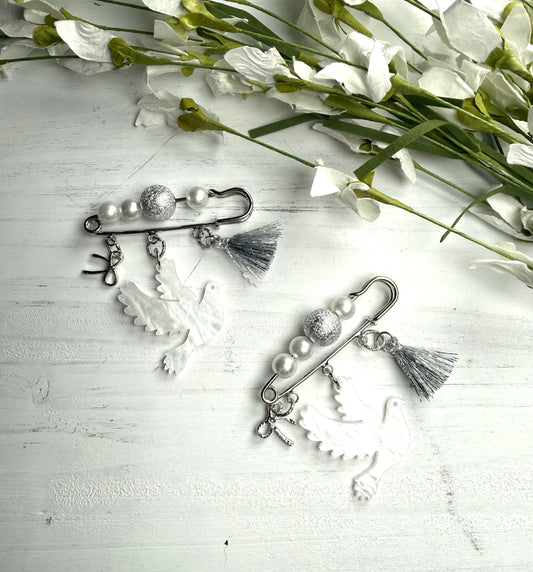 Jecii Heavens Calling Safety Pins -Planner Charms
