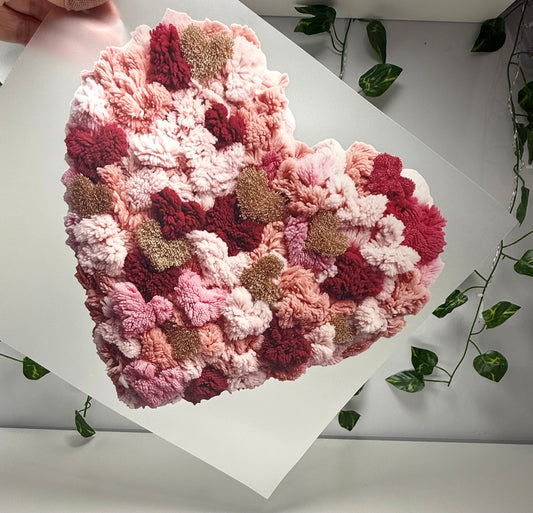 V-Day Pom-Pom Heart DTF