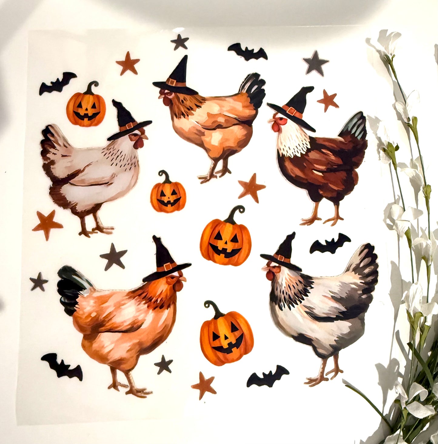 Halloween Chickens DTF