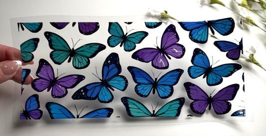Vibrant Butterfly UVDTF