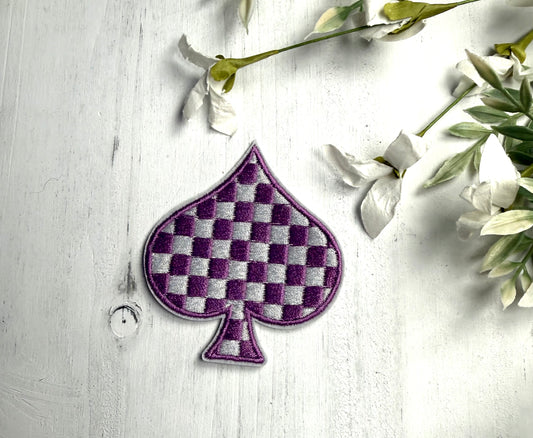 Purple Spade Patch
