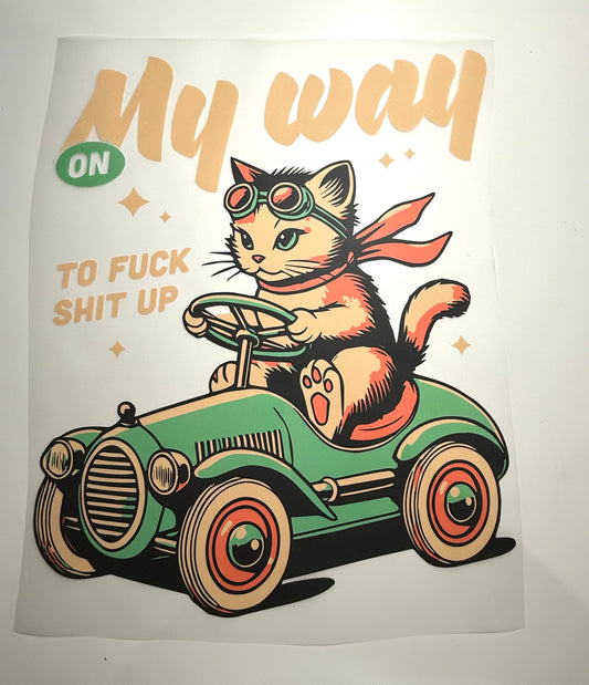 XXL DTF Fuck Shit Up