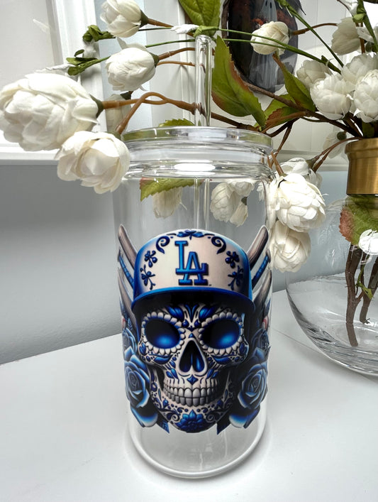 Dod skull glass cup