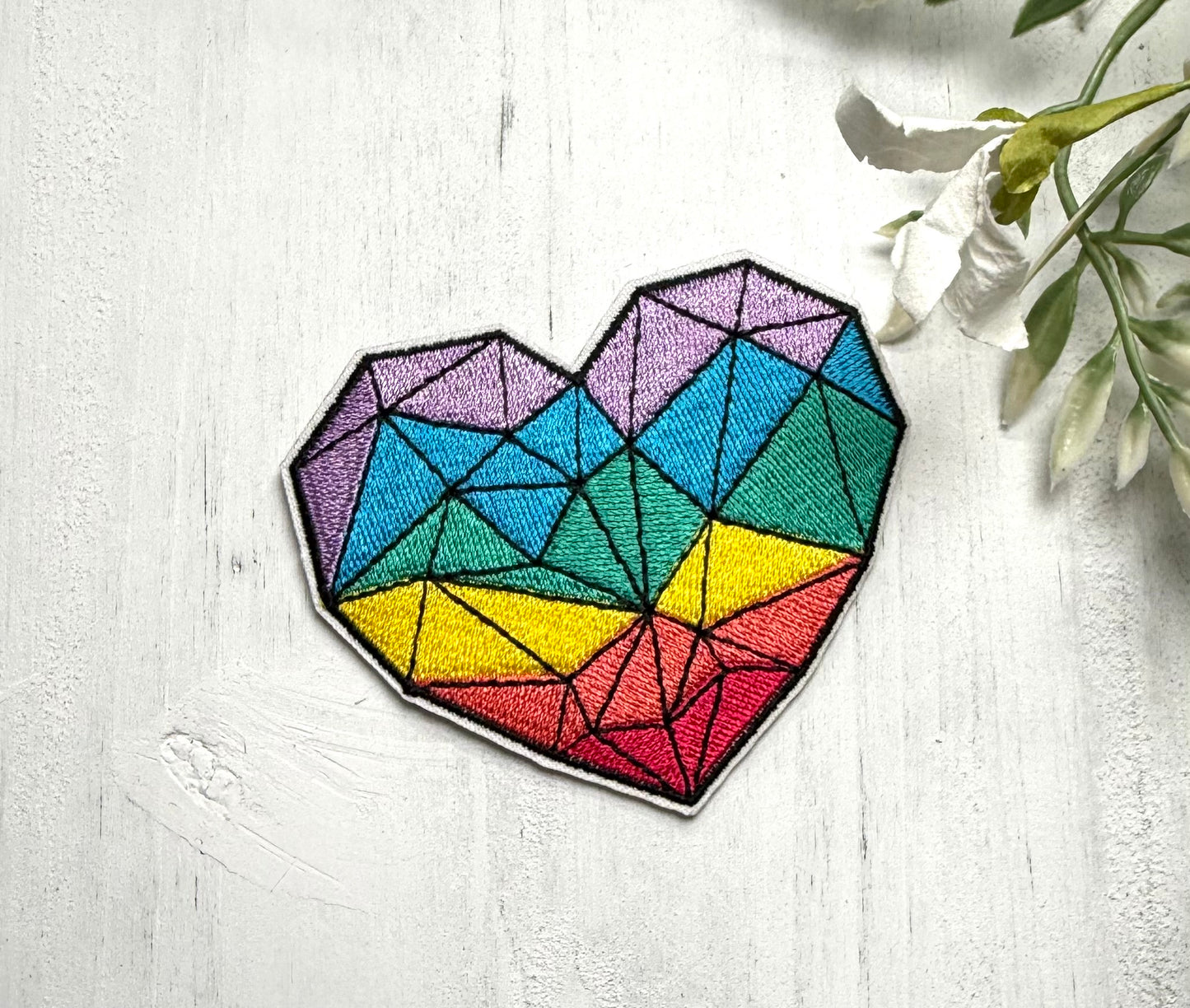 Colorful Hear Patch -Small