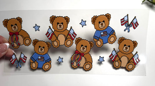 Bears & Flags UVDTF