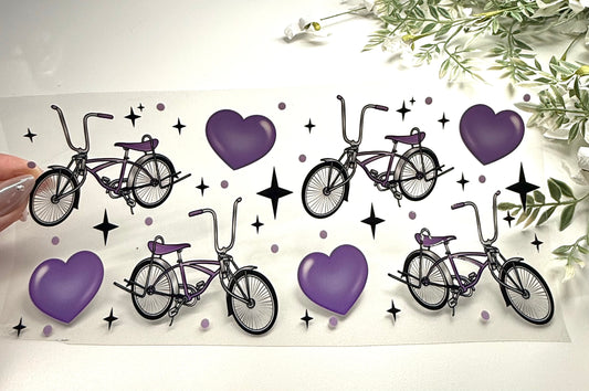 Purple Low Rider Bike UVDTF