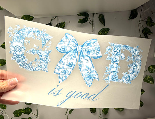God is Good Floral DTF