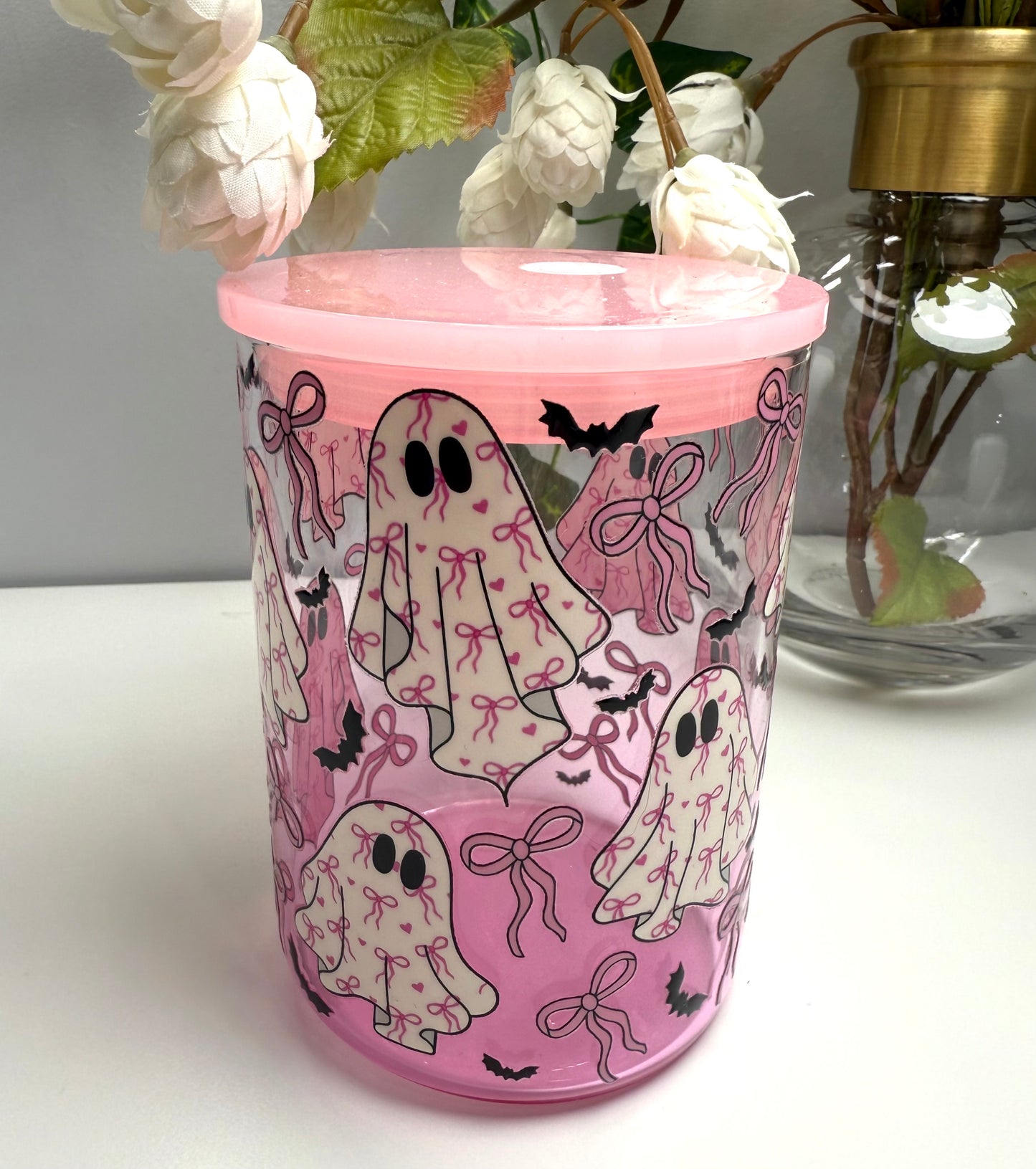 Pink Mug Ghost Coquette