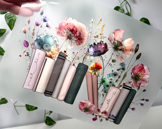 Floral Books DTF