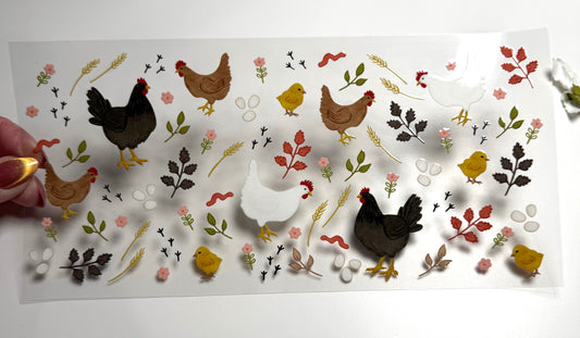 Summer Chickens UVDTF