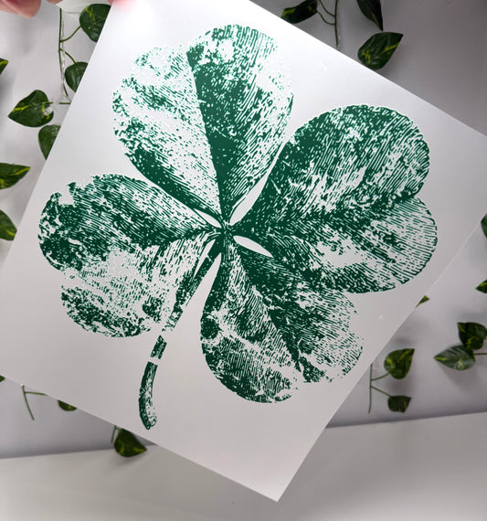Vintage Clover DTF Single Color