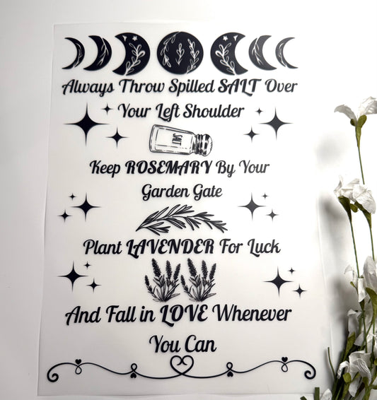 Practical Spell DTF- Single Color