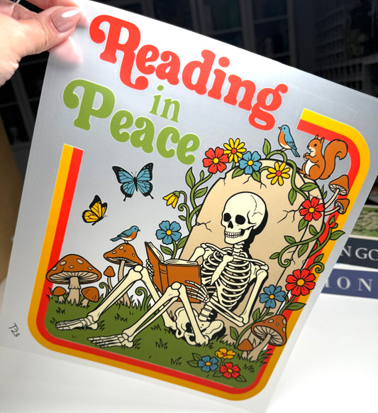 Reading in peace DTF