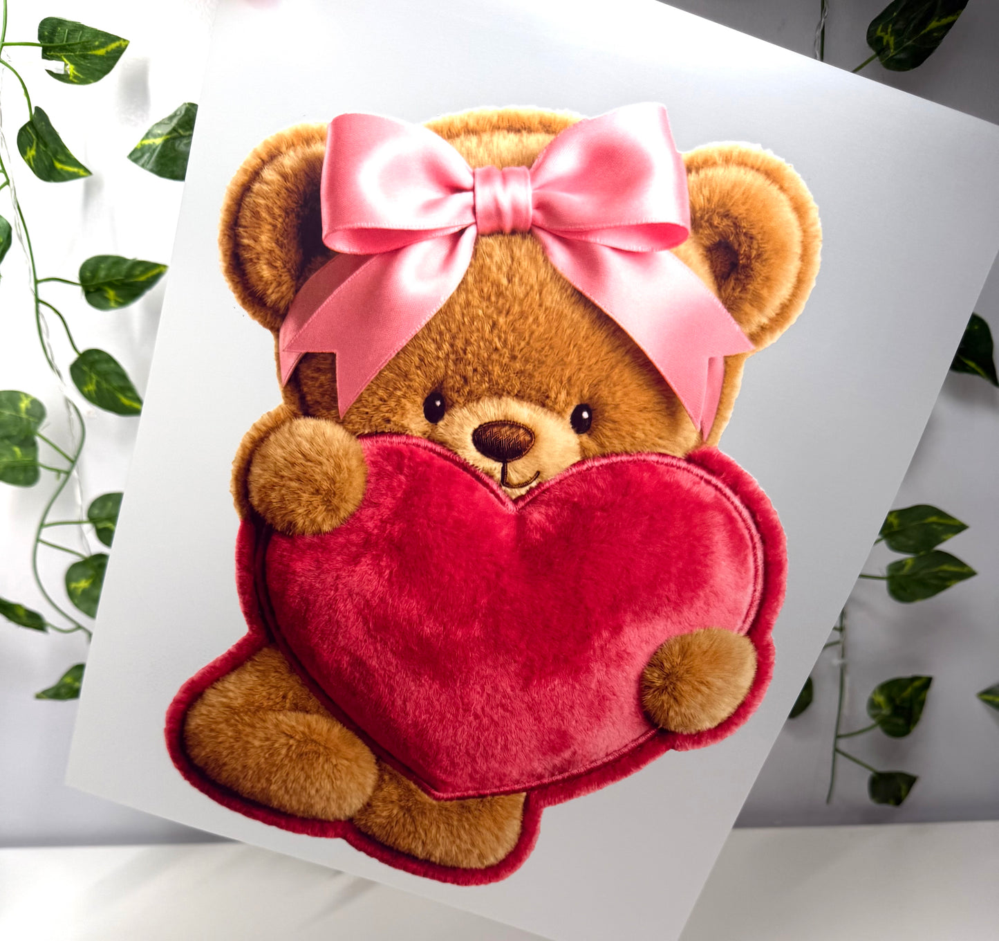 Teddy Bear Big Heart DTF