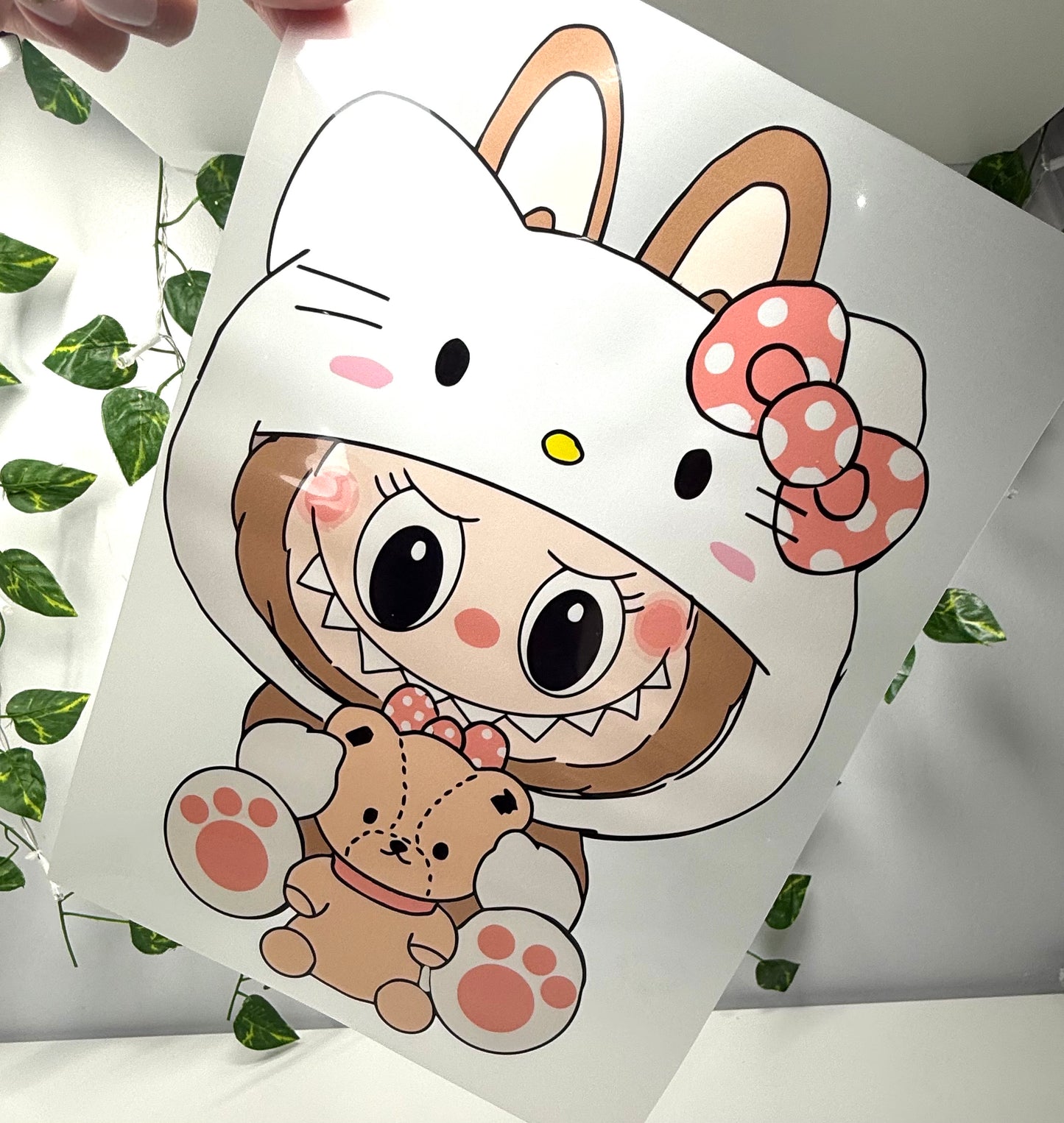 La-Bubu Teddy Bear DTF