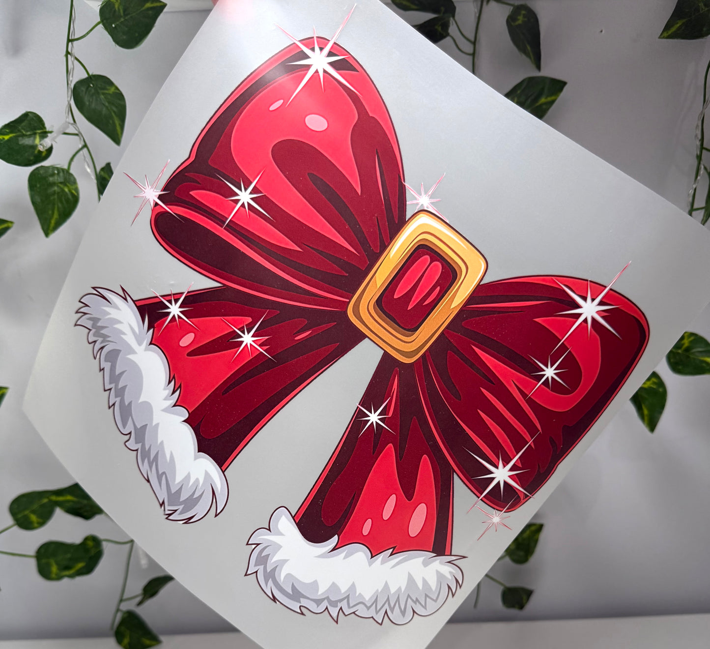 Red Santa Coquette DTF