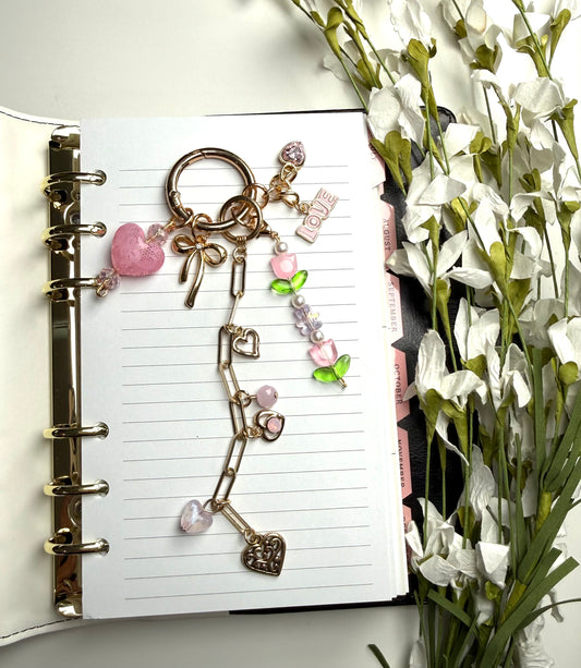 AnnaSophia Teddy Bear 🧸 Ring Keychain Planner Charms (Handmade)