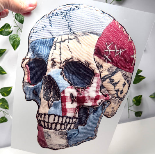 Patch Skull DTF