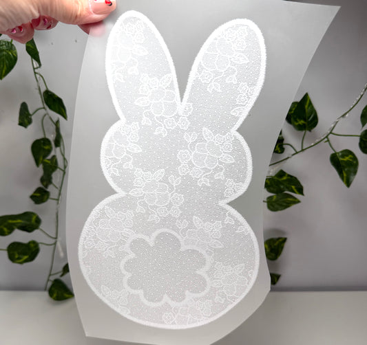 Lace Bunny DTF Single Color