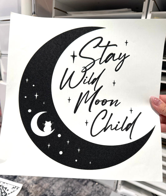 Moon Child (Hot Peel) DTF Single Color