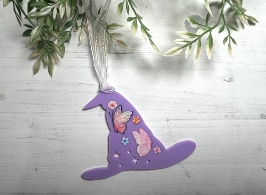 Purple Witch Hat Bookmark