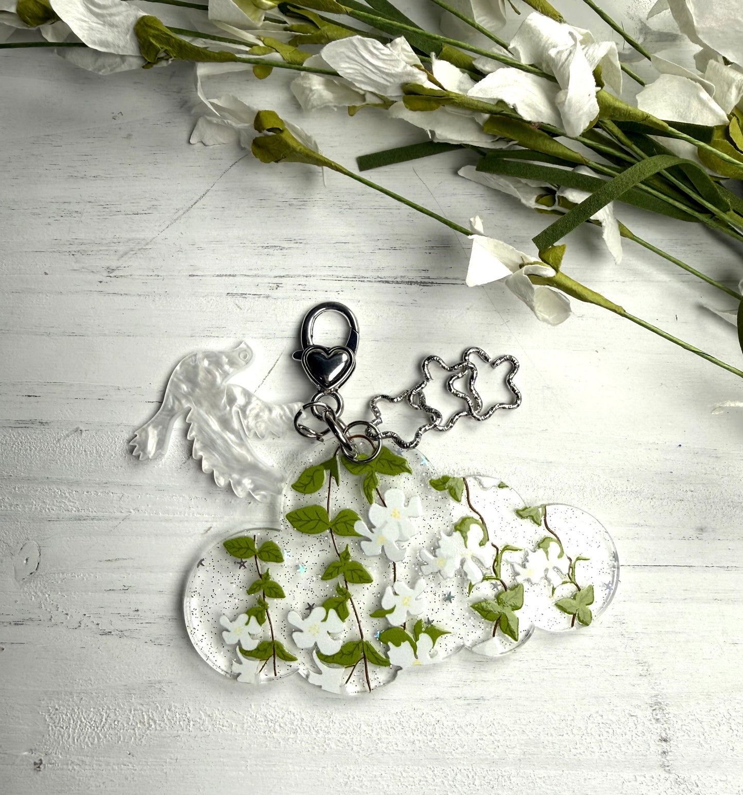 Jecii Heavens Calling Cloud Keychain