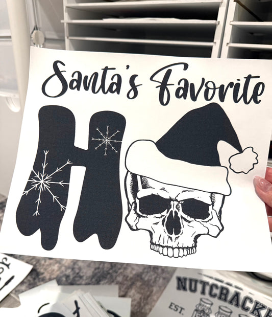 Santa Favorite (Hot Peel) DTf