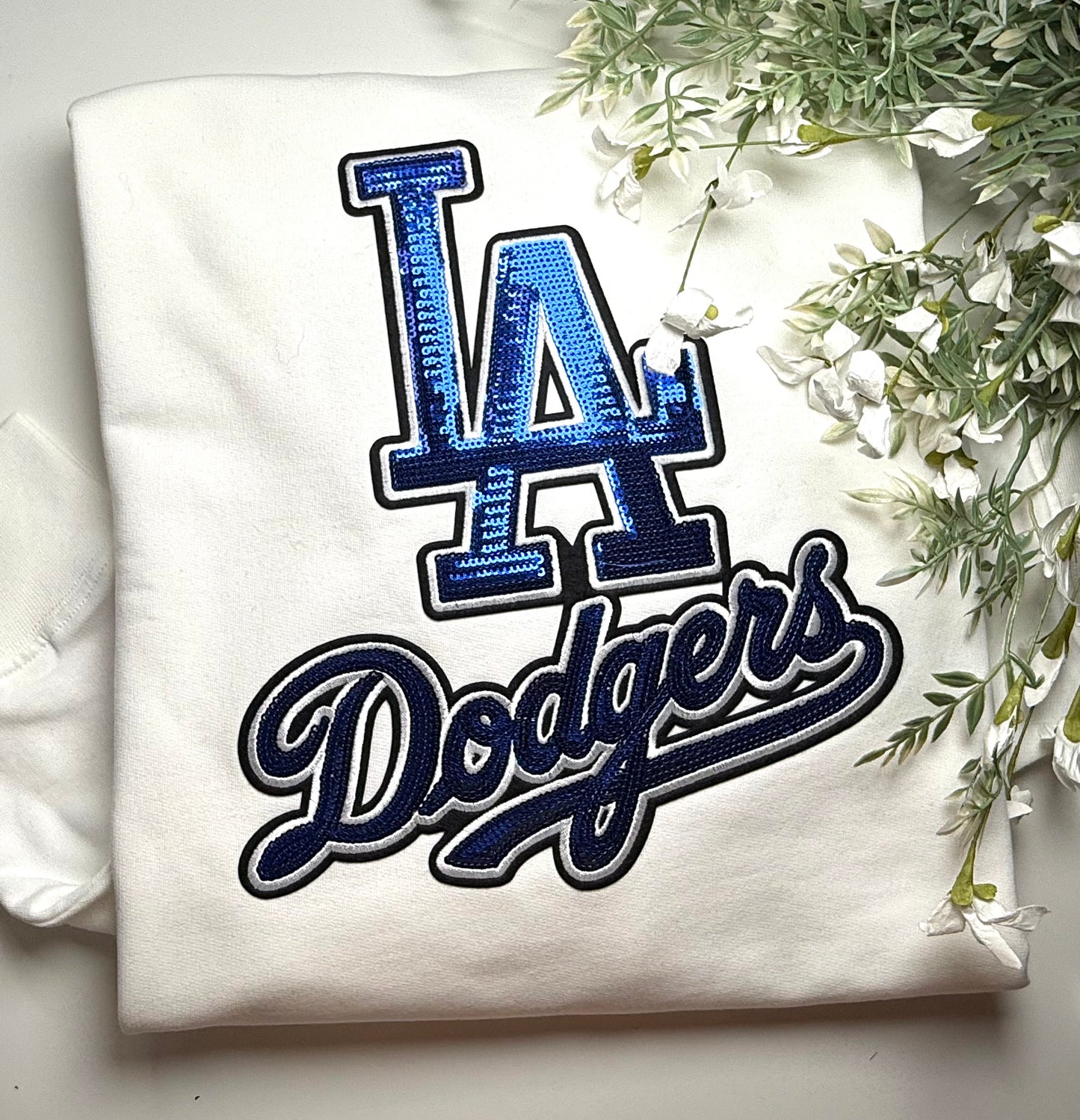 Sequin LA Dod Patch Sweatshirt