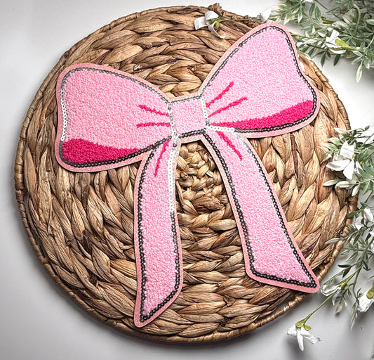 Pink Coquette Patch-Large