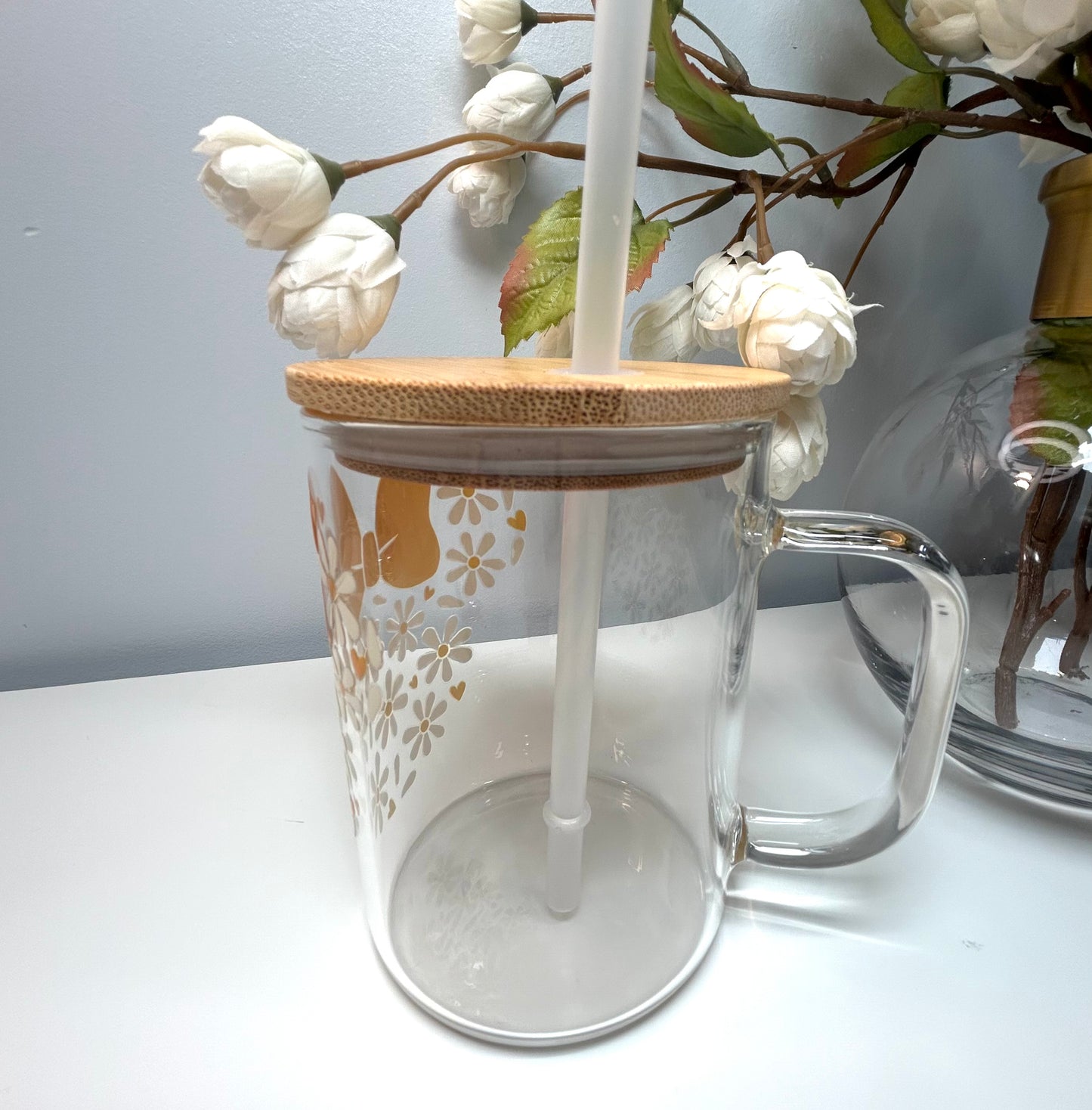 Girl Flower Mouse Mug