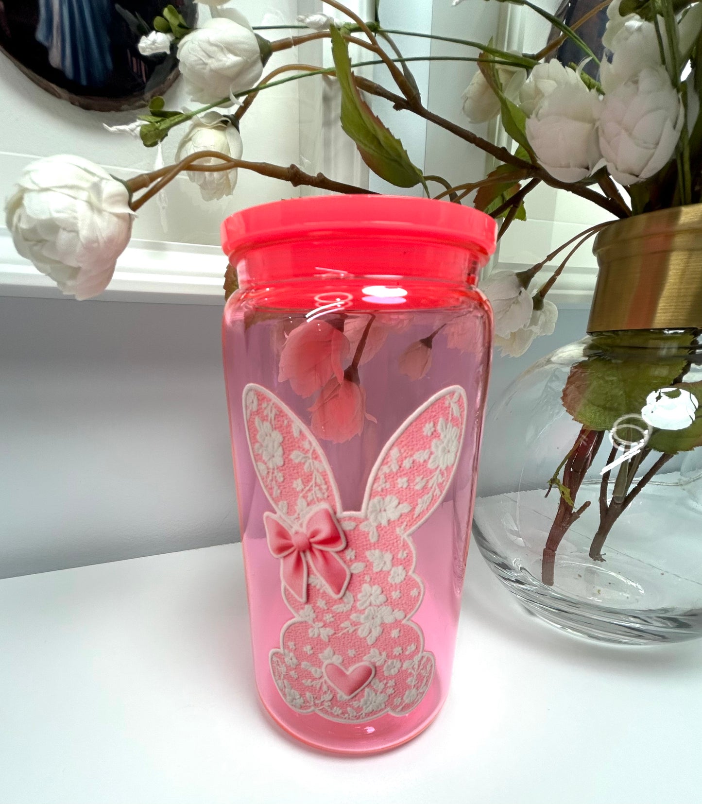 Pink Bunny (Plastic Cup)