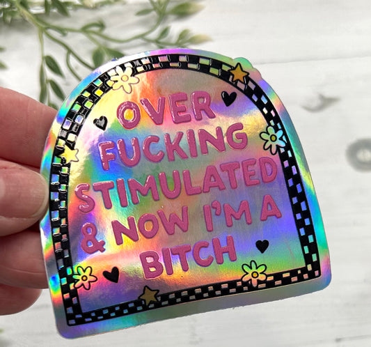 Holographic over stimulated