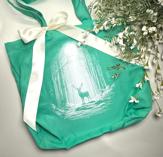Forest Deer Tote Bag