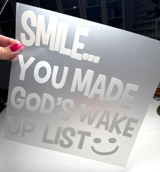 Smile (Single Color) DTF